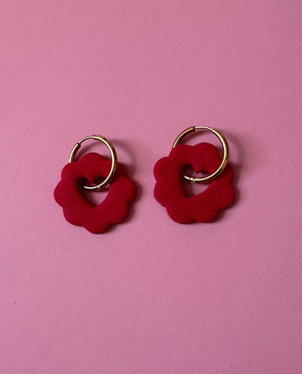 Boucles d'oreilles Lila - vue rapprochée