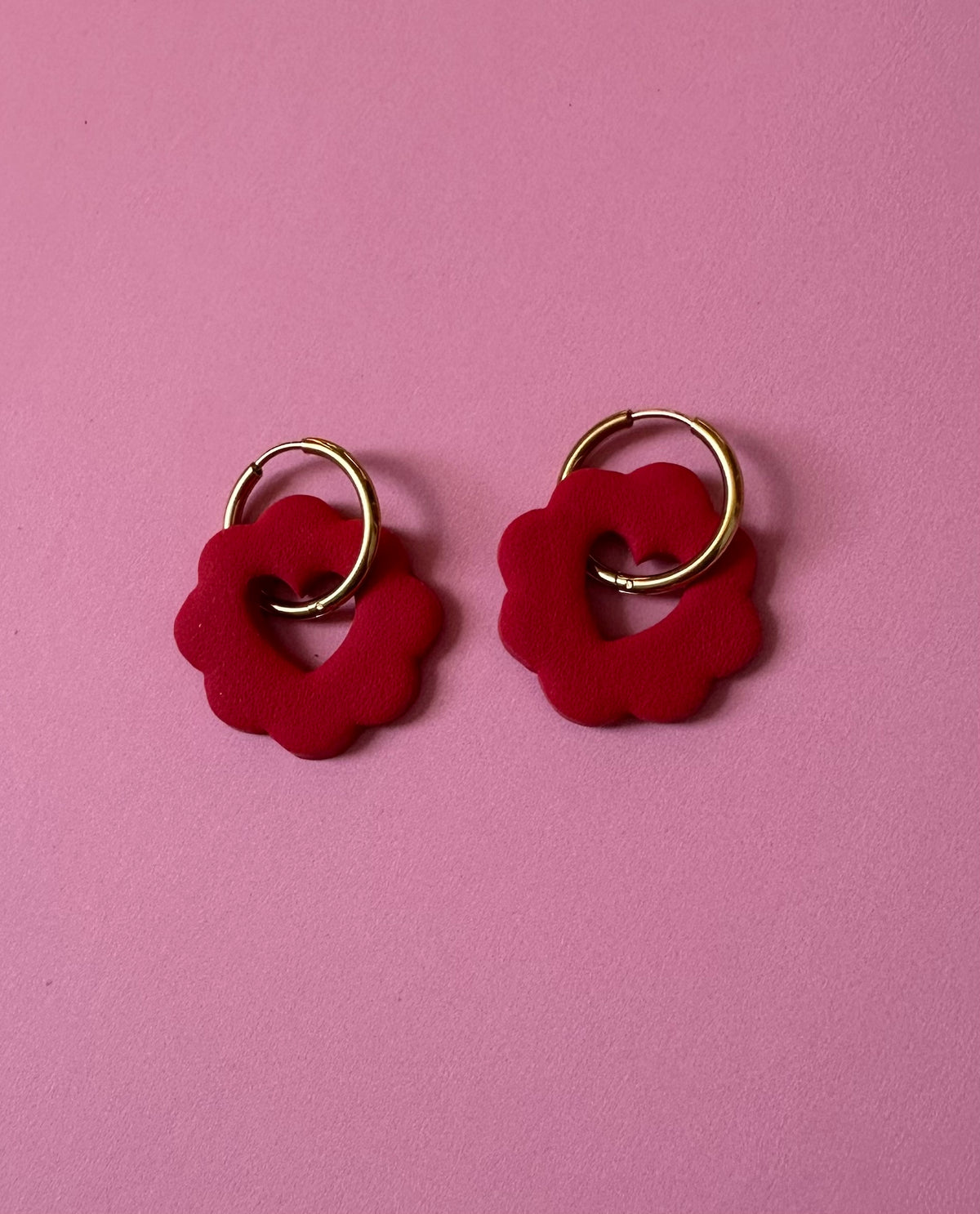 Boucles d'oreilles Lila - vue rapprochée